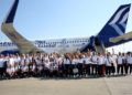 Αθλητές της Εθνικής Ολυμπιακής Ομάδας αναχωρούν από το Διεθνές Αεροδρόμιο Ελ. Βενιζέλος με πτήση της Aegean για το Παρίσι για να συμμετέχουν στους Ολυμπιακούς Αγώνες, Αθήνα, Αθήνα 24  Ιουλίου 2024.