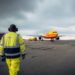 Ready for take off! A DHL cargo plane is refueled at DHL's largest hub in Leipzig. As part of DHL's sustainability strategy, the proportion of sustainable aviation fuels (SAF) is to reach 30 percent by 2030. Contact: internalhub@dhl.com